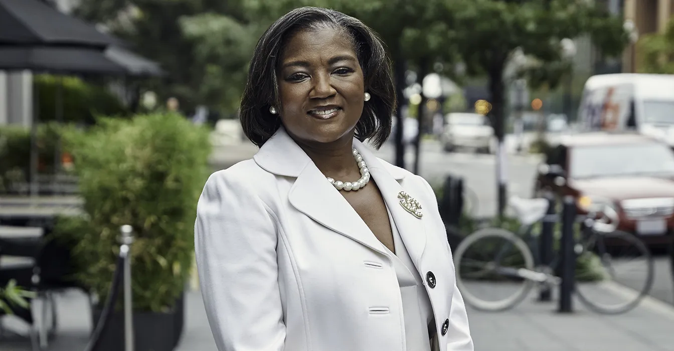 Photo of Johnine Barnes by Eli Meir Kaplan.