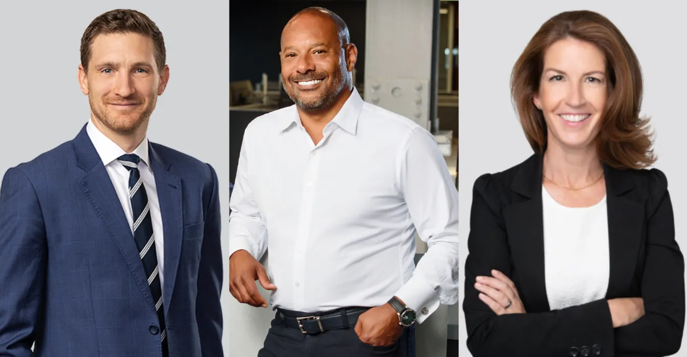 Tom Glasgow of Omni Bridgeway, Hassan Murphy of TRGP Capital and Dr. Isabelle Berger of Nivalion.