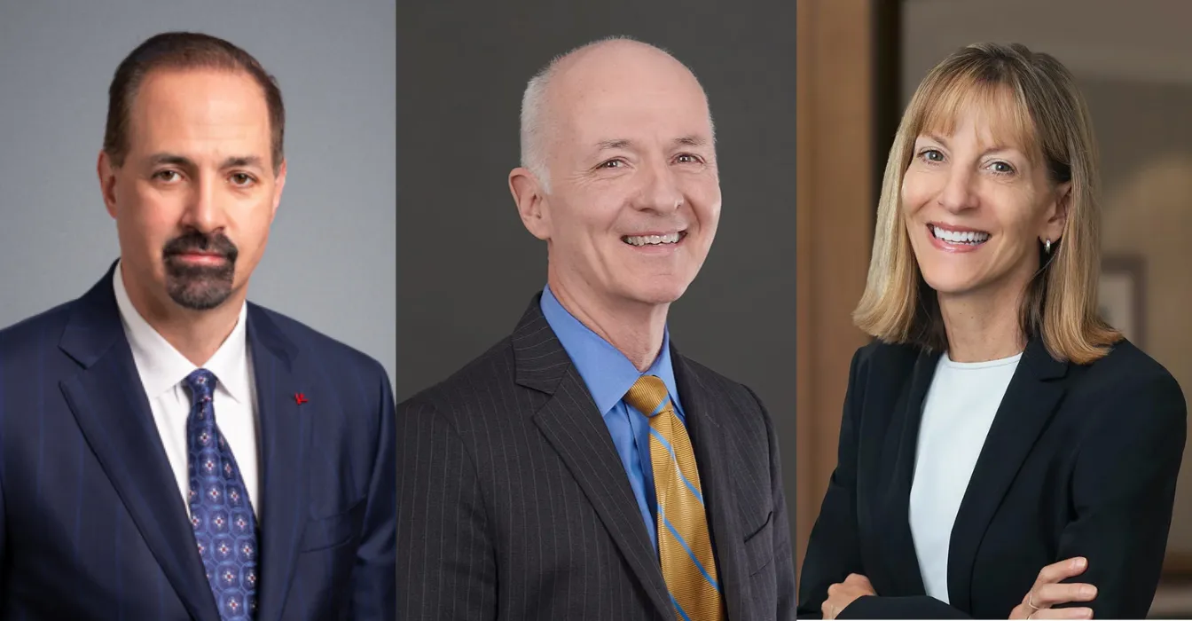 Tony Natsis (Allen Matkins), John Sullivan (DLA Piper) and Diane Haller (Quarles)